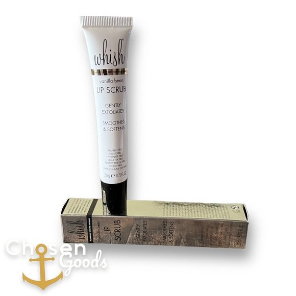 Whish Lip Scrub Vanilla Bean 22ml .75 Oz NEW - Picture 1 of 10